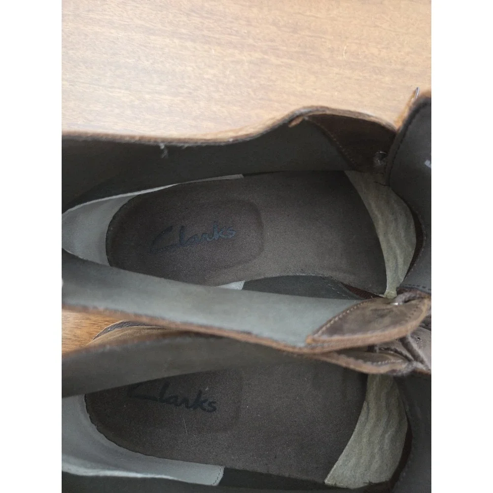Clarks Bushacre Leather‎ Chikka Boots Mens 10m Brown